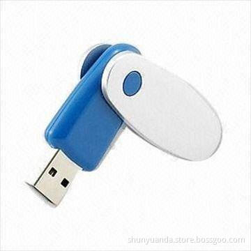 Swivel USB Flash Drive, 1 to 32GB Capacity/Plug-and-Play Function/12Mbps High Reading/6kbps Writing
